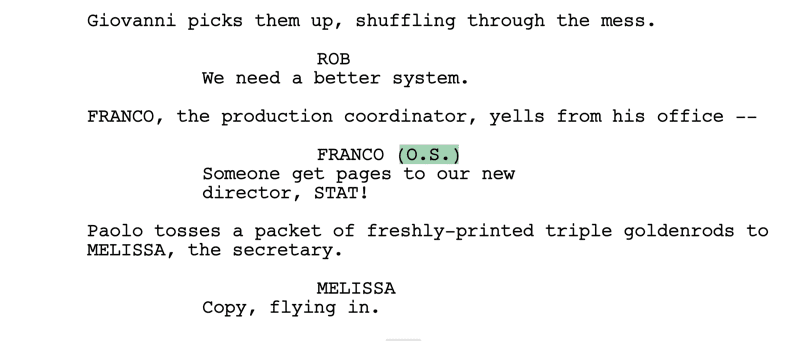 Scriptation_Dialogue Extension Screenplay Formatting Help Scriptation_What does OS mean in a script?